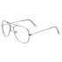 Classic Eyeglasses Silver Round Glasses for Men