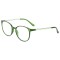 Retro Green Eyeglasses Square Shape Glasses for Men